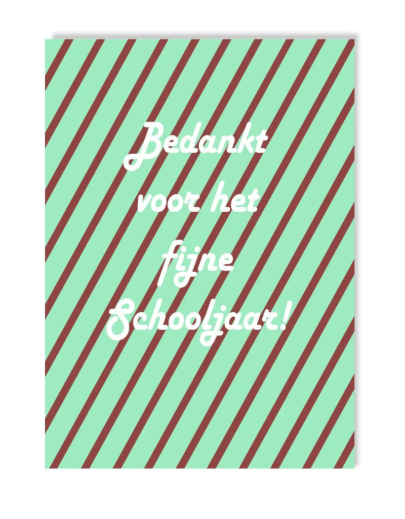 Sproetiz Invulkaart 'Bedankt voor het fijne schooljaar!'