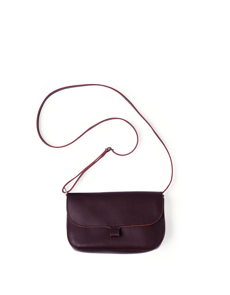 KEECIE Handtas - Wild swan - aubergine