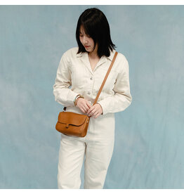 KEECIE Handtas - Wild swan - cognac used look