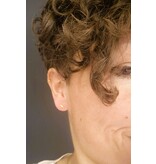 Katwalk Zilver Verguld zilver oorstekers - 2 kleine staafjes mini