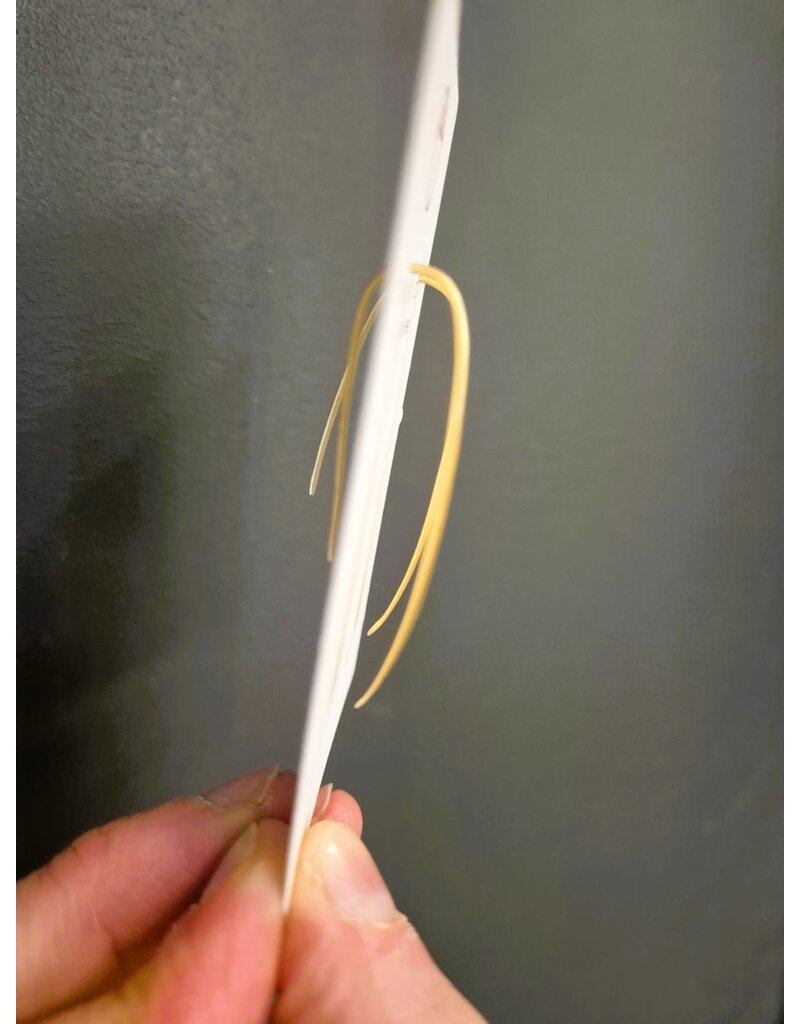 Katwalk Zilver Verguld zilver oorhangers - hangende drup