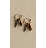 The Sticky Sis Club The Sticky Sis Club jewellery | earrings // shades of sunset - sunset orange + wine red