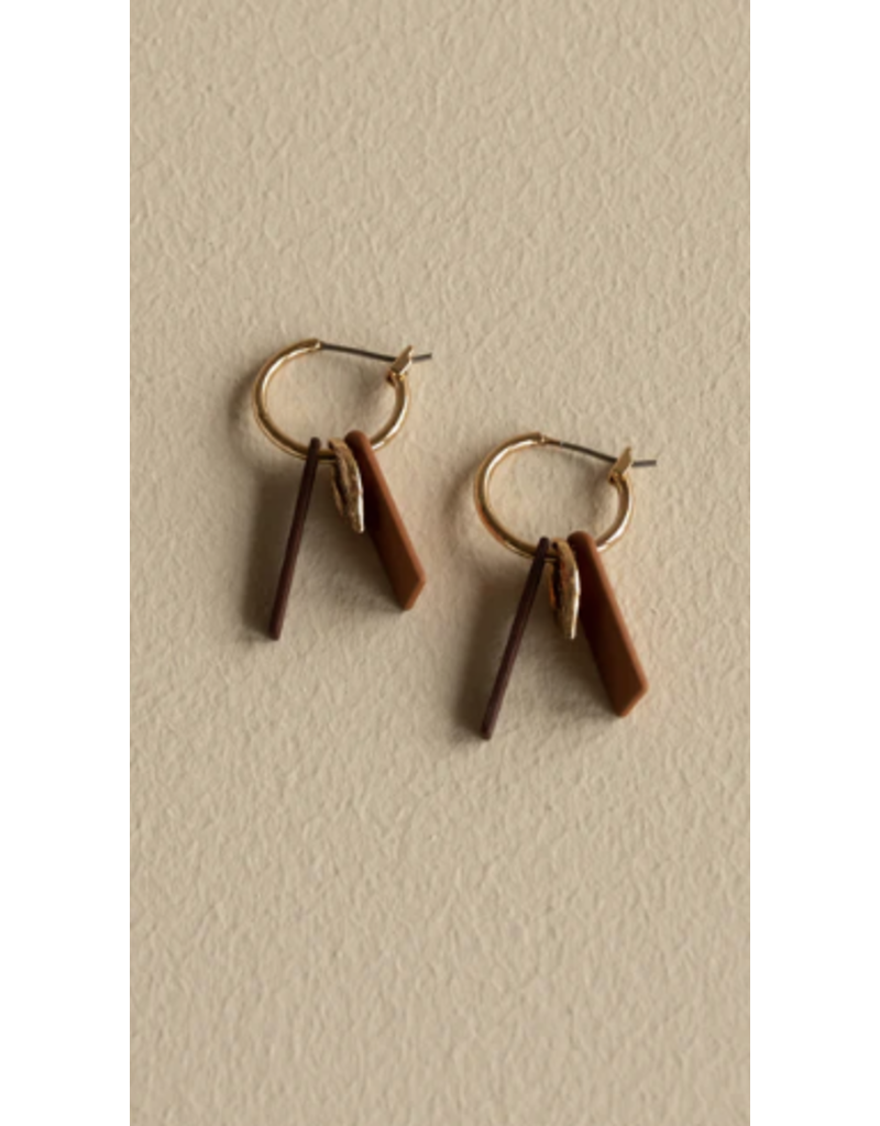The Sticky Sis Club The Sticky Sis Club jewellery | earrings // shades of sunset - sunset orange + wine red