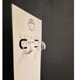 Katwalk Zilver Zilver doorhaal-oorring klein