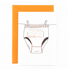 STUDIOFLASH Kaart 'One year closer to granny pants'