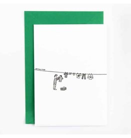 STUDIOFLASH Kaart 'Washing line'