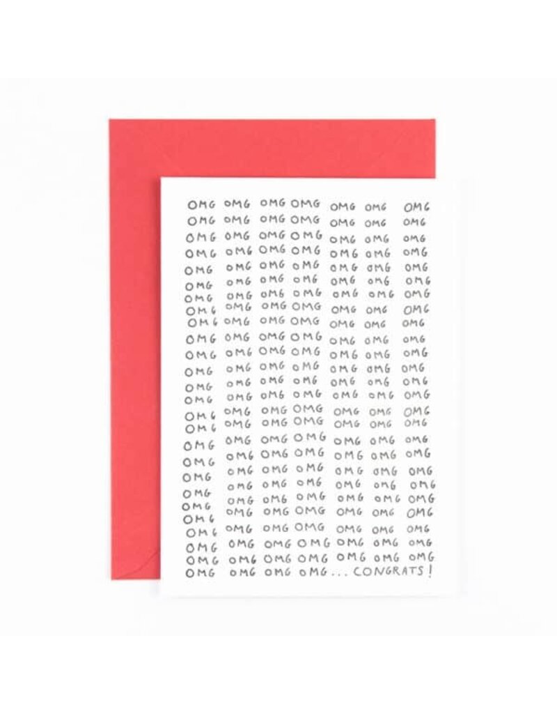STUDIOFLASH Kaart ‘OMG Congrats'