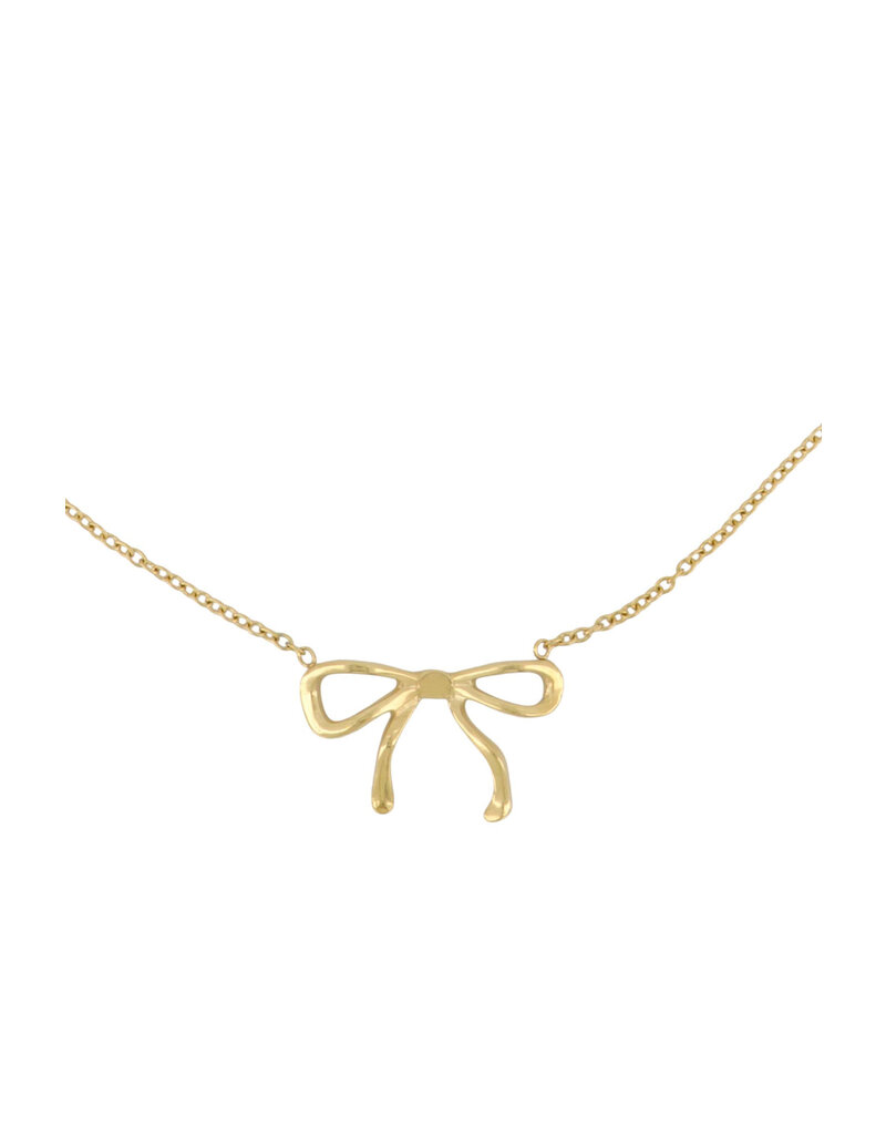 Zusss Ketting met strik goud