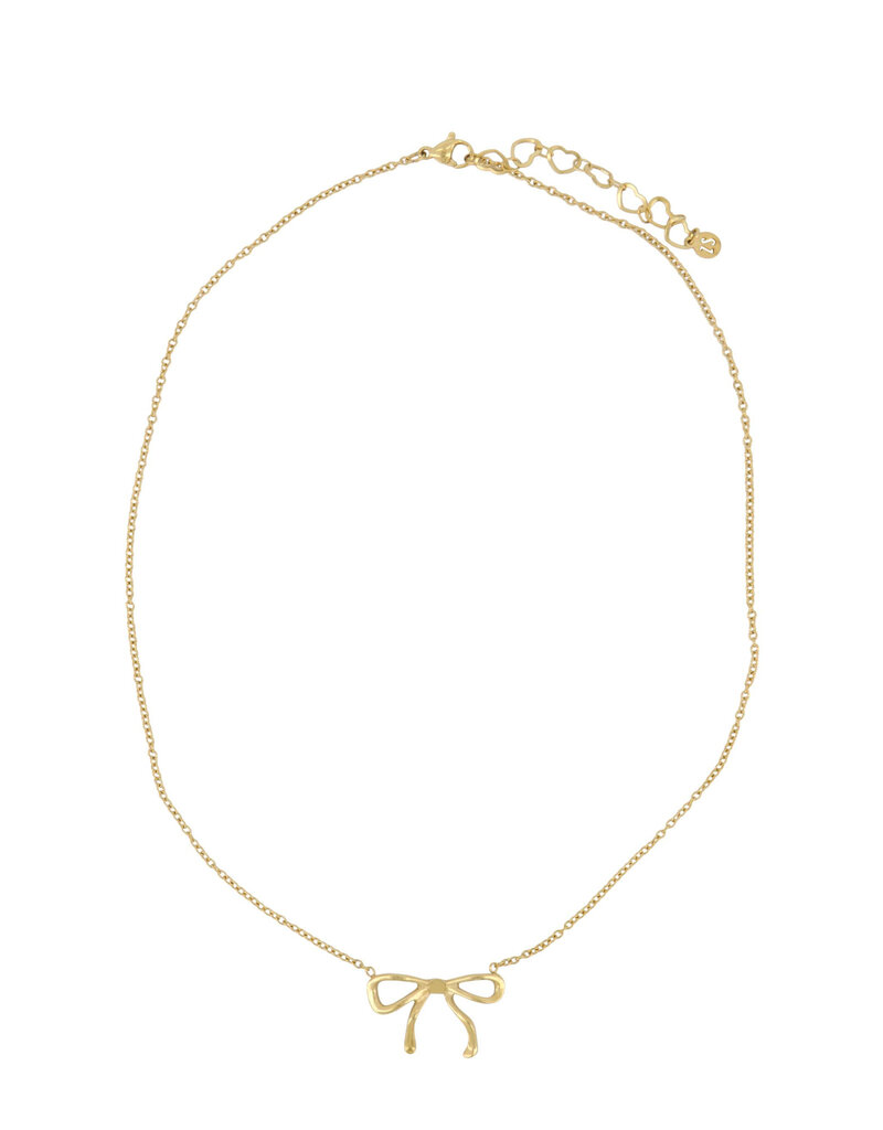Zusss Ketting met strik goud