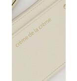 Zusss Kleine portefeuille vega leder 'Crème de la crème'- crèmekleur