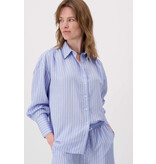 Zusss Gestreepte blouse blauw wit rood