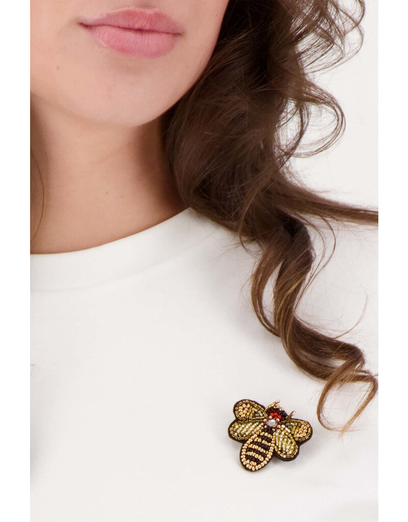 Zusss Bijen broche - goud