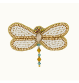 Zusss Libelle broche - off white