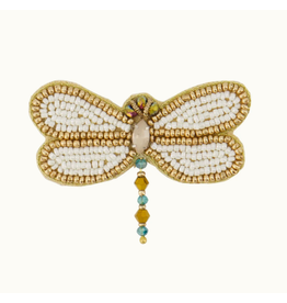 Zusss Libelle broche - off white