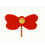 Zusss Libelle broche - rio red