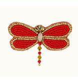 Zusss Libelle broche - rio red