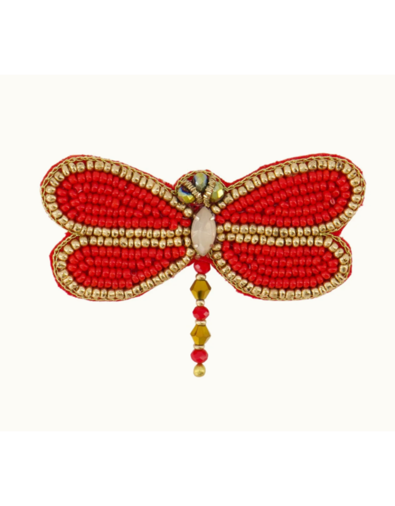 Zusss Libelle broche - rio red