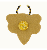 Zusss Vlinder broche - blauw