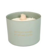My Flame Lifestyle Geurkaars met 3 wieken - 'Birthday wishes & cupcake kisses'