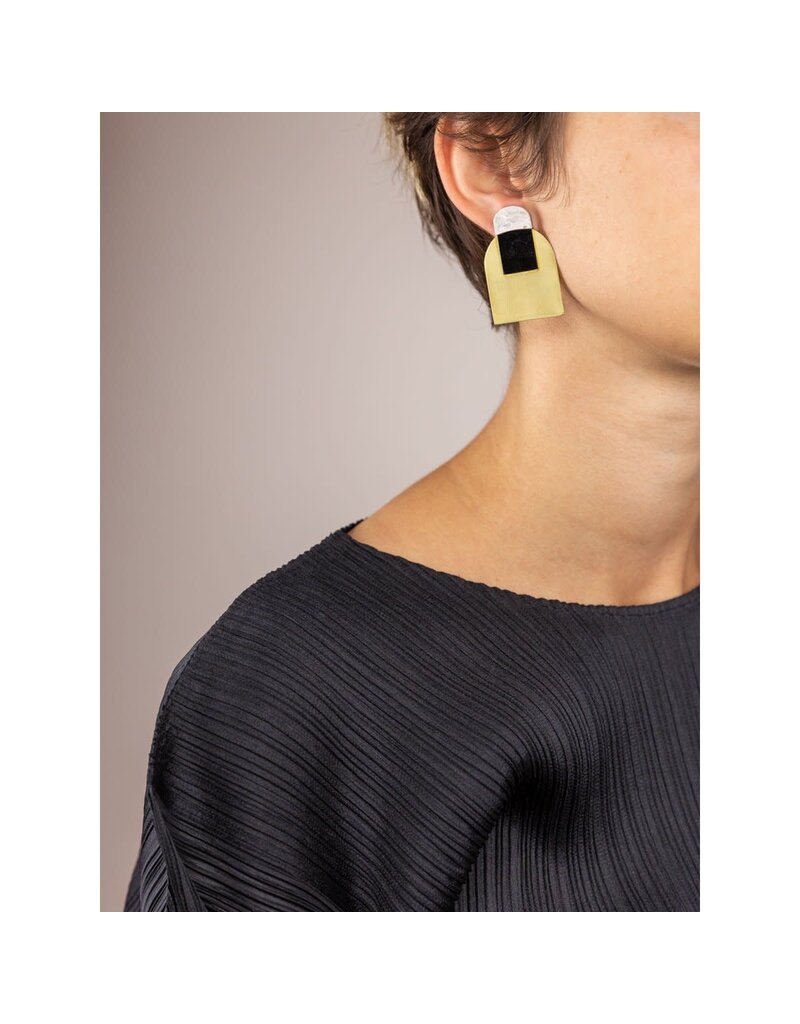 L'Indochineur Oorstekers 'Stone & brass' - Arche