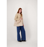 Zusss Shopper van faux fur - beige