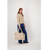 Zusss Shopper van faux fur - beige