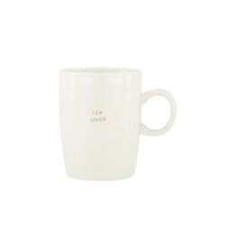 Zusss Theemok 'Tea lover' wit/goud