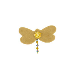 Zusss Libelle broche - night blue