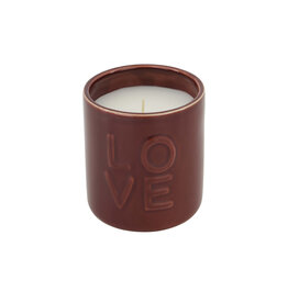Zusss Geurkaars keramiek - 'Love' - port