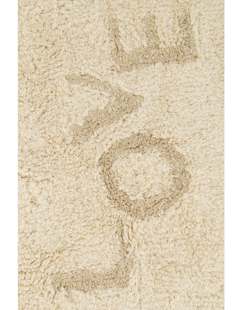 Zusss Badmat 'love' in vorm van hartje -  off white