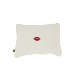 Zusss Kussen teddy 'mon cheri' 35x25cm