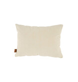 Zusss Kussen corduroy 'Stapelgek op jou'  35x25cm zand/antracietgrijs