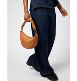 O MY BAG Leo  Wild Oak Soft Grain Leather met extra gevlochten riem