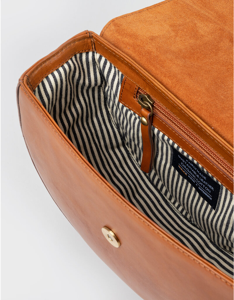 O MY BAG Ava - Cognac classic leather