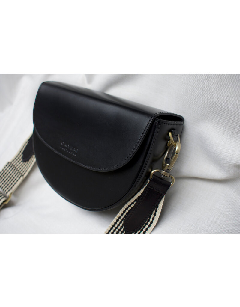 O MY BAG Ava - Black Classic Leather