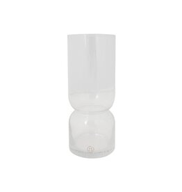 Zusss Glazen vaas met bubbeltjes -S