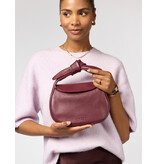 O MY BAG Coco Croissant - Dark Cherry soft grain leather