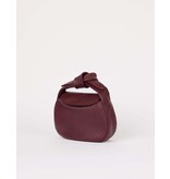 O MY BAG Coco Croissant - Dark Cherry soft grain leather