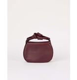 O MY BAG Coco Croissant - Dark Cherry soft grain leather
