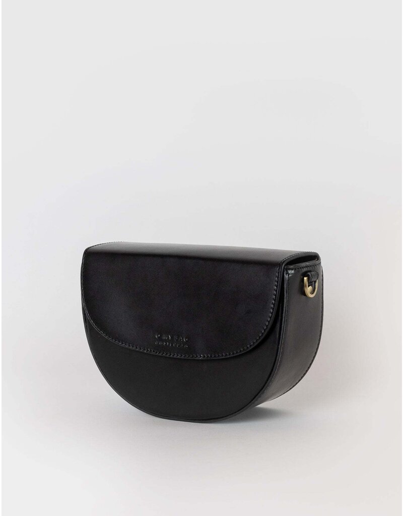 O MY BAG Ava - Black Classic Leather