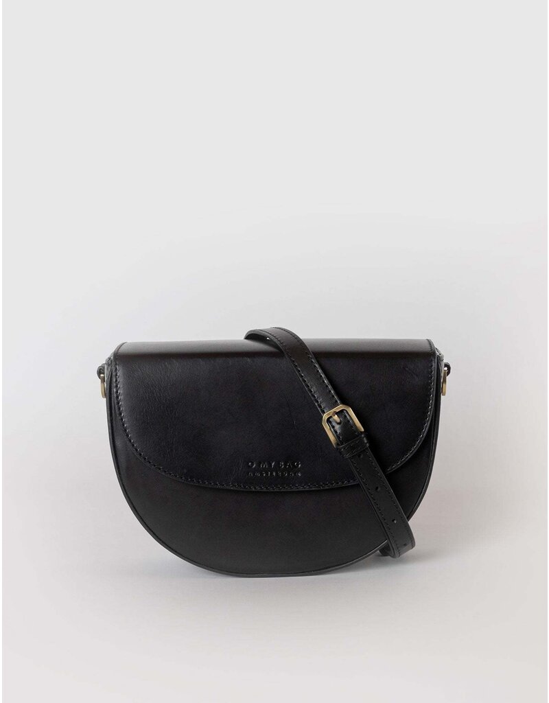 O MY BAG Ava - Black Classic Leather