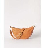 O MY BAG Leo  Wild Oak Soft Grain Leather met extra gevlochten riem
