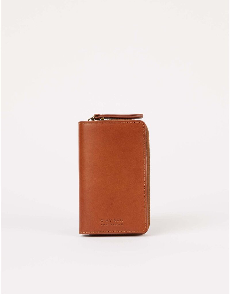 O MY BAG Portemonnee Jett - cognac classic leather