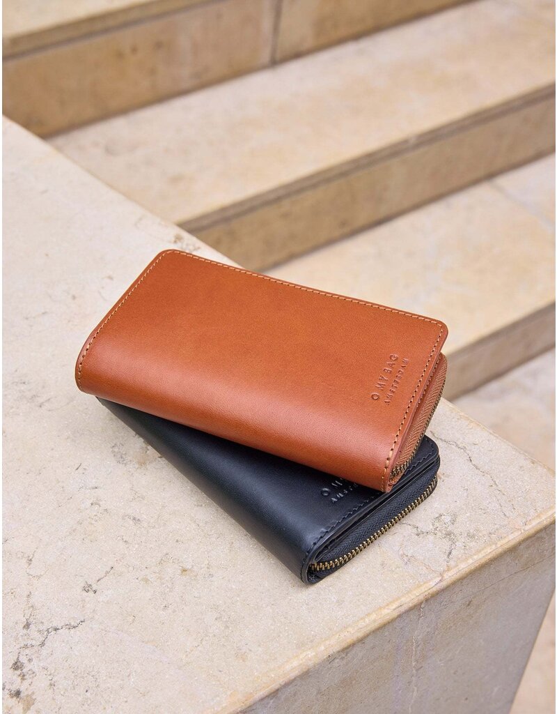 O MY BAG Portemonnee Jett - cognac classic leather