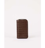 O MY BAG Portemonnee Jett - chocolate croco leather