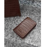 O MY BAG Portemonnee Jett - chocolate croco leather