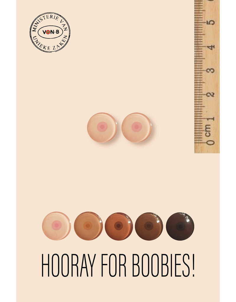 Ministerie van Unieke Zaken Hooray for Boobies! - Setje magneten