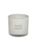 My Flame Lifestyle Geurkaars met wens-armband - 'Powervrouw'