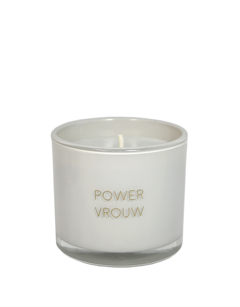 My Flame Lifestyle Geurkaars met wens-armband - 'Powervrouw'