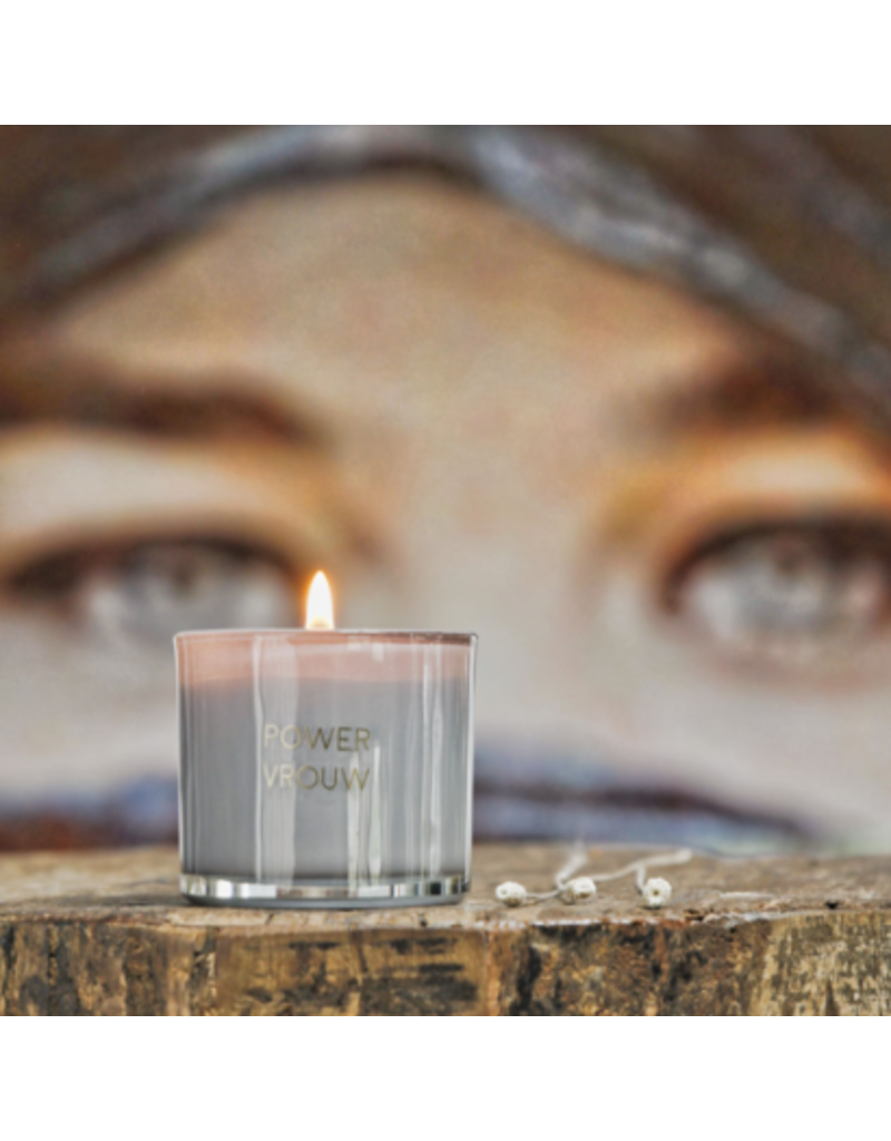 My Flame Lifestyle Geurkaars met wens-armband - 'Powervrouw'